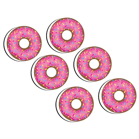 Magnetic Whiteboard Erasers, DonutFetti, PK6